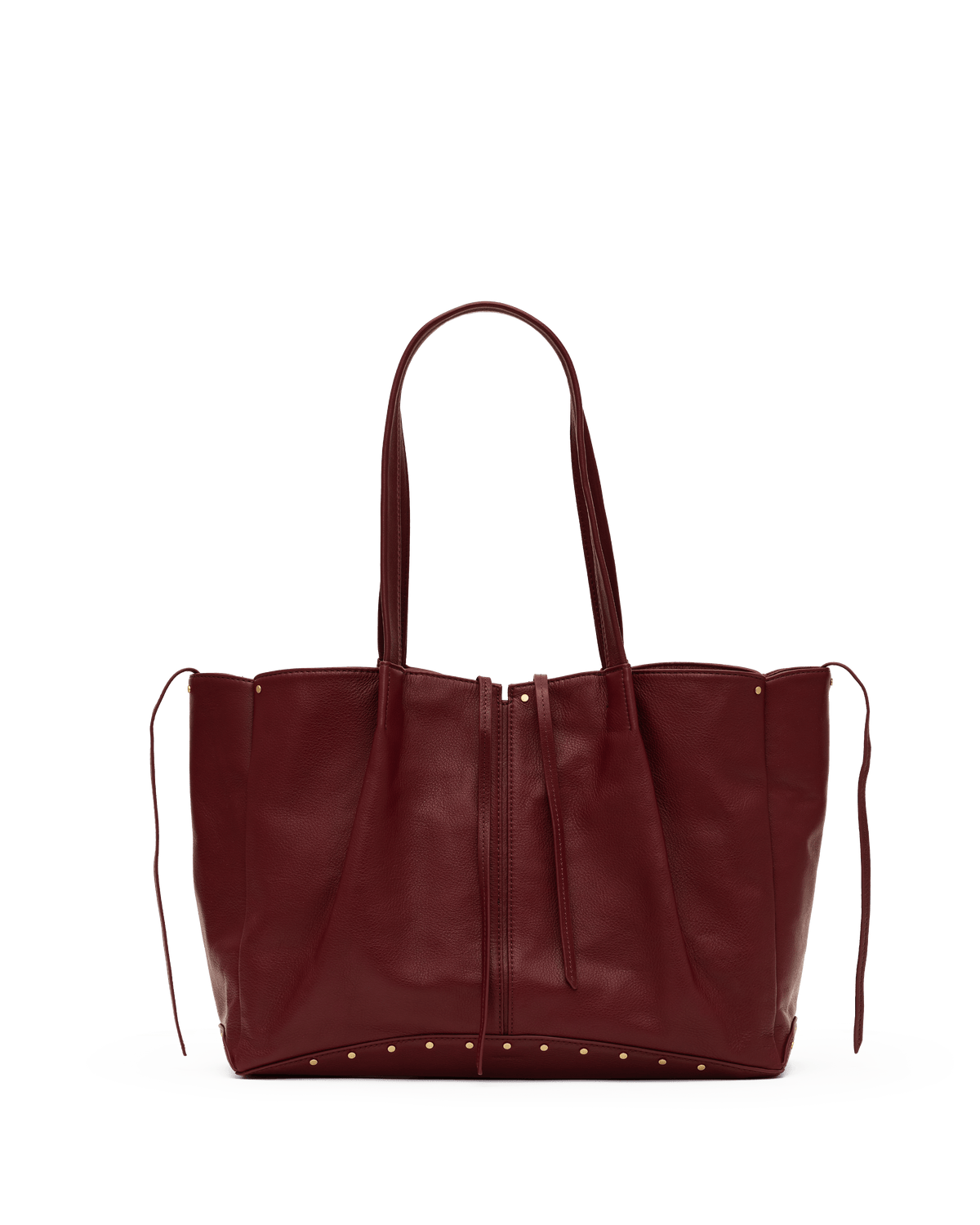 Hammitt Meryl Carryall Tote – Cherrywood Pebble/Brushed Gold